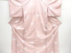 紗花丸文様小紋着物